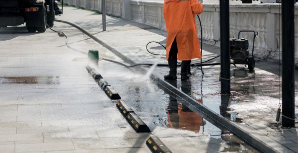 Parking Lot Pressure Washing in Panama City Beach