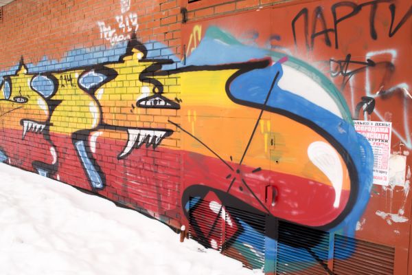 Brick Graffiti Removal in Panama City Beach